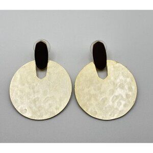Kendra Scott Didi Disk Hammered Earrings Gold-Tone